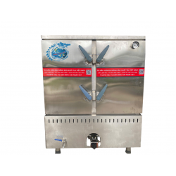 Tủ nấu cơm công nghiệp 24 khay 100kg, (dùng gas)