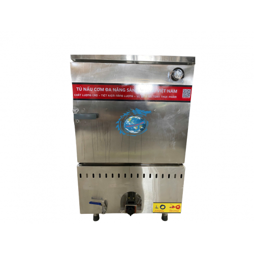 Tủ cơm công nghiệp25- 80kg (dùng gas )