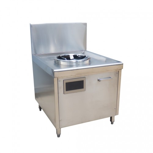 Bếp xào đôi điện từ mặt lõm, chảo rời 12kw